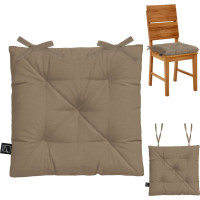 Prošívaný podsedák SILLA 40x40 cm - béžový