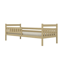 Dětská postel z masivu borovice DAMIÁN - 200x90 cm - přírodní borovice