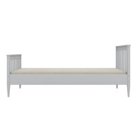 Dětská postel z masivu borovice EMILIE - 200x90 cm - bílá