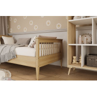 Dětská postel z masivu borovice EMILIE - 200x90 cm - přírodní borovice