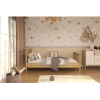 Dětská postel z masivu borovice IGNÁC - 160x80 cm - bez povrchových úprav