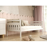 Dětská postel z masivu borovice TOSIA - 160x80 cm - bílá