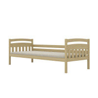 Dětská postel z masivu borovice TOSIA - 160x80 cm - bez povrchových úprav