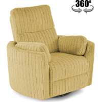 Rozkládací polohovací křeslo PEGAS - hořčicově žluté