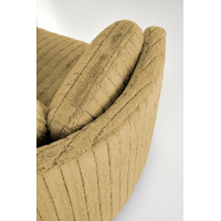 Rozkládací polohovací křeslo PEGAS - hořčicově žluté