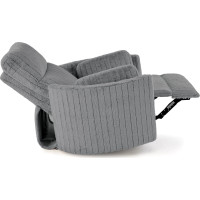 Rozkládací polohovací křeslo PEGAS - popelavě šedé