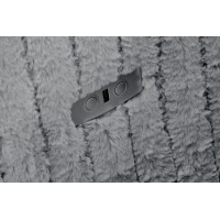 Rozkládací polohovací křeslo PEGAS - popelavě šedé