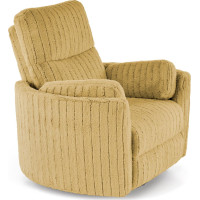 Rozkládací polohovací křeslo PEGAS - hořčicově žluté