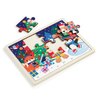 Mudpuppy Puzzle Vánoce 12 dílků