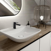 Umyvadlová baterie SARA - černá - nízká