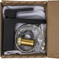 Umyvadlová baterie SARA - černá - nízká