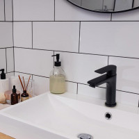 Umyvadlová baterie ELENA - černá - vysoká