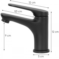 Umyvadlová baterie SONIA - černá - nízká