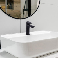 Umyvadlová baterie HARY - černá - vysoká