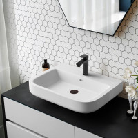 Umyvadlová baterie APIO - černá - nízká