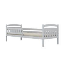 Dětská postel z masivu borovice TOSIA - 200x90 cm - bílá