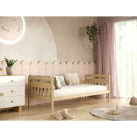 Dětská postel z masivu borovice TOSIA - 200x90 cm - přírodní borovice