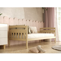 Dětská postel z masivu borovice TOSIA - 200x90 cm - přírodní borovice