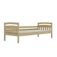 Dětská postel z masivu borovice TOSIA - 200x90 cm - bez povrchových úprav