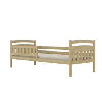 Dětská postel z masivu borovice TOSIA - 200x90 cm - přírodní borovice