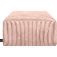 Taburet CHILL SPOT Velvet Stripes 45x45x25 cm - růžový
