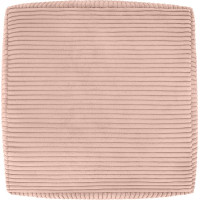 Taburet CHILL SPOT Velvet Stripes 45x45x25 cm - růžový
