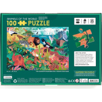 Mudpuppy Zvířata světa Puzzle 100 dílků