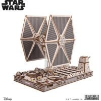 Ugears 3D dřevěná mechanická skládačka Star Wars Stíhačka TIE
