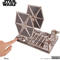 Ugears 3D dřevěná mechanická skládačka Star Wars Stíhačka TIE