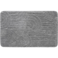 Aqualine RIST koupelnová předložka, 50x80cm, 100% polyester, protiskluz, šedá NI8593 Aqualine RIST koupelnová předložka, 50x80cm, 100% polyester, protiskluz, šedá NI8593