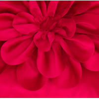 Povlak na polštář FOREVER YOURS Květ 3D 42x42 cm - červený