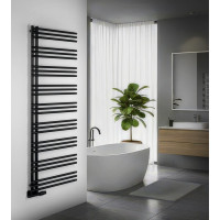 Aqualine POSEIDON otopné těleso 550x1740mm, černá mat PS517B