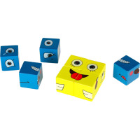 Montessori kreativní bloky - Výrazy tváře