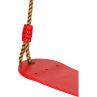 Dětská zahradní houpačka plochá - červená