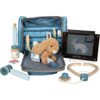 small foot Plyšový králíček s pečovatelskou veterinární sadou