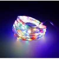 Dekorativní LED svítidla na drátku 5 m 50 LED - multicolour