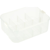 Box na hračky a drobnosti s přihrádkami a víkem