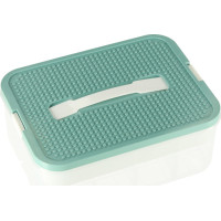 Box na hračky a drobnosti s přihrádkami a víkem