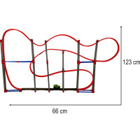 Antigravitační magnetická závodní dráha - 120 prvků