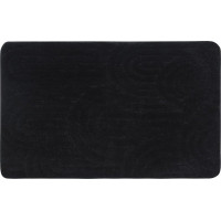 Aqualine RIST koupelnová předložka, 50x80cm, 100% polyester, protiskluz, černá NI8591 Aqualine RIST koupelnová předložka, 50x80cm, 100% polyester, protiskluz, černá NI8591