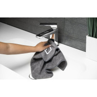 Sapho SAPHO mikrohadřík 40x40cm, šedá MIK01