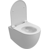 Isvea INFINITY závěsná WC mísa, Vortex Rimless, 36, 5x53cm, bílá 10NF02003
