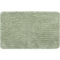 Aqualine RIST koupelnová předložka, 50x80cm, 100% polyester, protiskluz, zelená NI8594