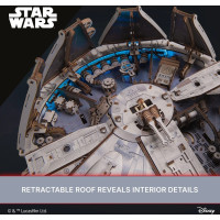 Ugears 3D dřevěná mechanická skládačka Star Wars Millennium Falcon