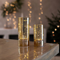 Solight sada dvou vánočních LED světélek, 15/20cm, 30x LED, AA baterie