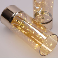 Solight sada dvou vánočních LED světélek, 15/20cm, 30x LED, AA baterie