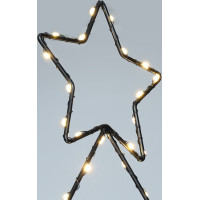 Solight LED venkovní dekorace vánoční stromeček, 85x LED, časovač, 68cm, 3x AA