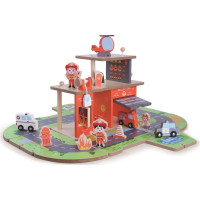 2Kids Toys Dřevěná stanice Hasiči 2 v 1 2Kids Toys Dřevěná stanice Hasiči 2 v 1