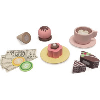 2Kids Toys Dřevěná cukrárna 2 v 1