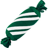 Vánoční polštář SWEET CANDY 60 cm - zelený/bílý